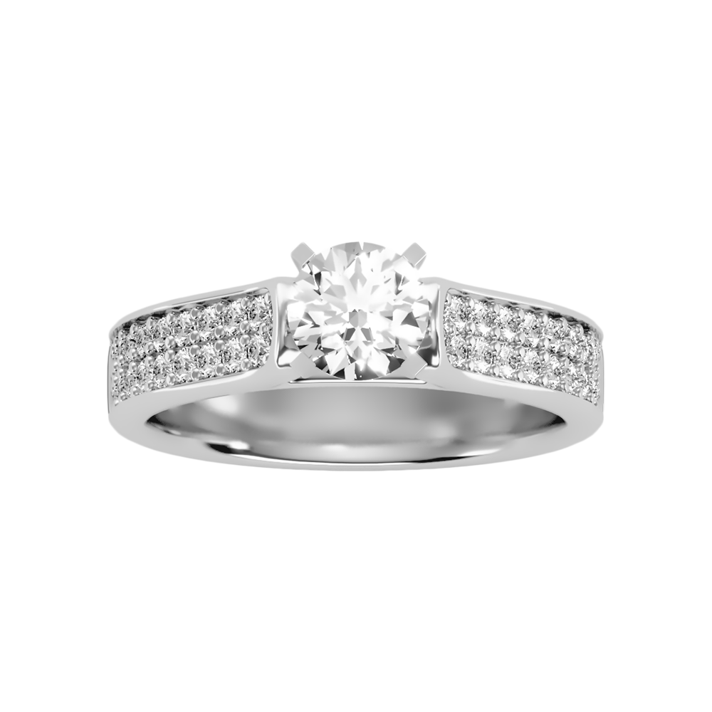 Unique Solitaire Ring - Six