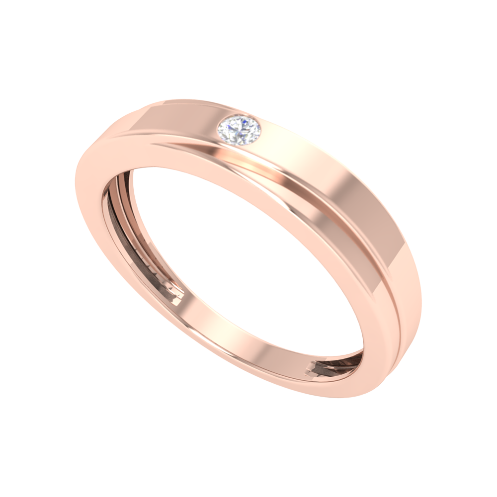 Uni Band 2 Ring In 925 Sterling Silver - One