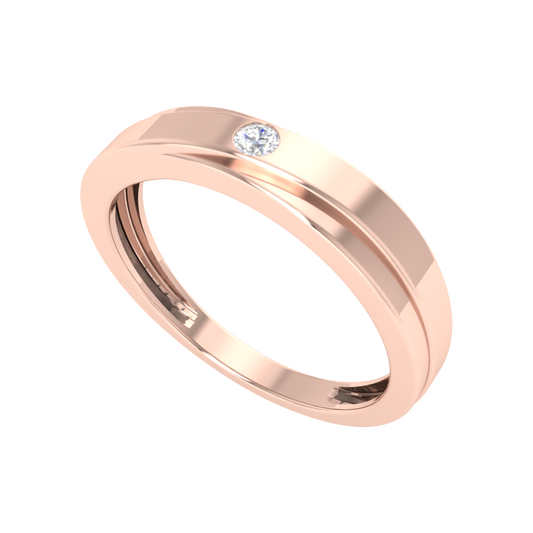 Uni Band 2 Ring In 925 Sterling Silver - One