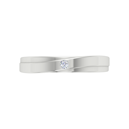 Uni Band 2 Ring In 925 Sterling Silver - Six
