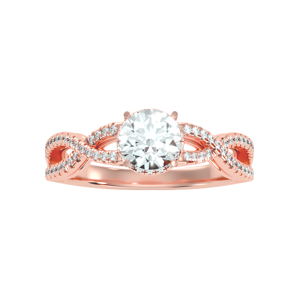 Unsurprisingly Diamond Ring In 925 Sterling Silver - Two