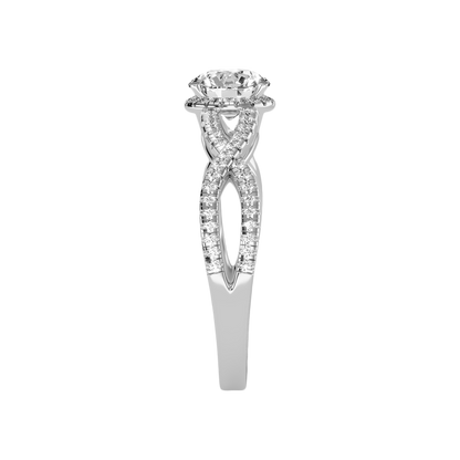 Unsurprisingly Diamond Ring In 925 Sterling Silver - Seven