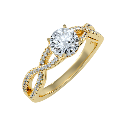 Unsurprisingly Diamond Ring In 925 Sterling Silver - Nine