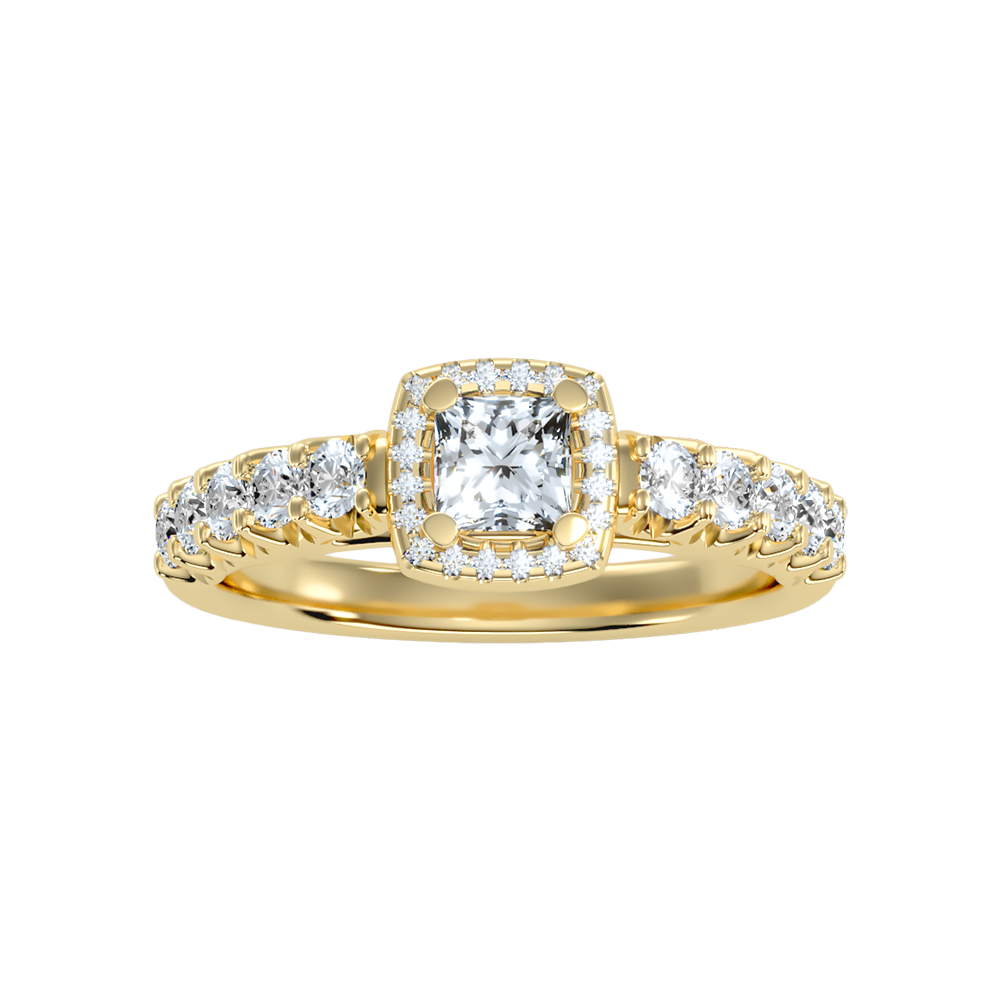 Unusual Diamond Engagement Ring - Eleven