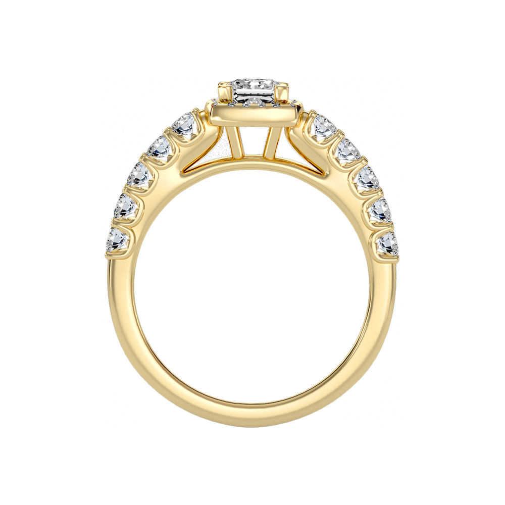 Unusual Diamond Engagement Ring - Thirteen