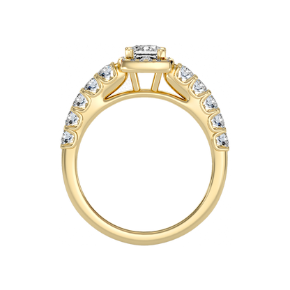 Unusual Diamond Engagement Ring - Thirteen
