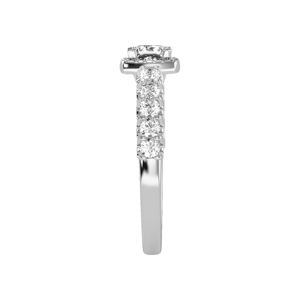 Unusual Diamond Engagement Ring - Five