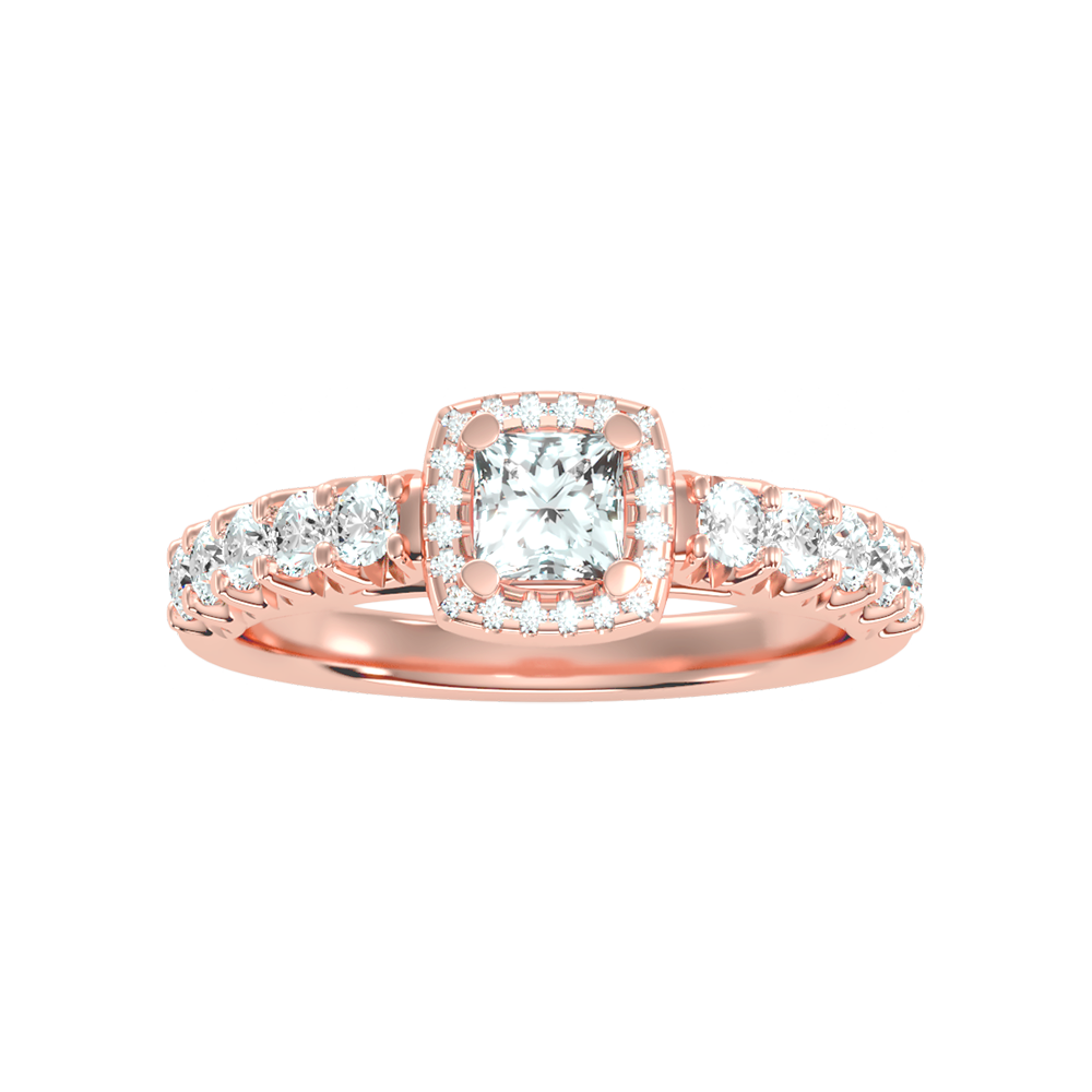 Unusual Diamond Engagement Ring - Six