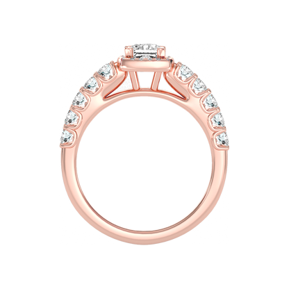 Unusual Diamond Engagement Ring - Seven