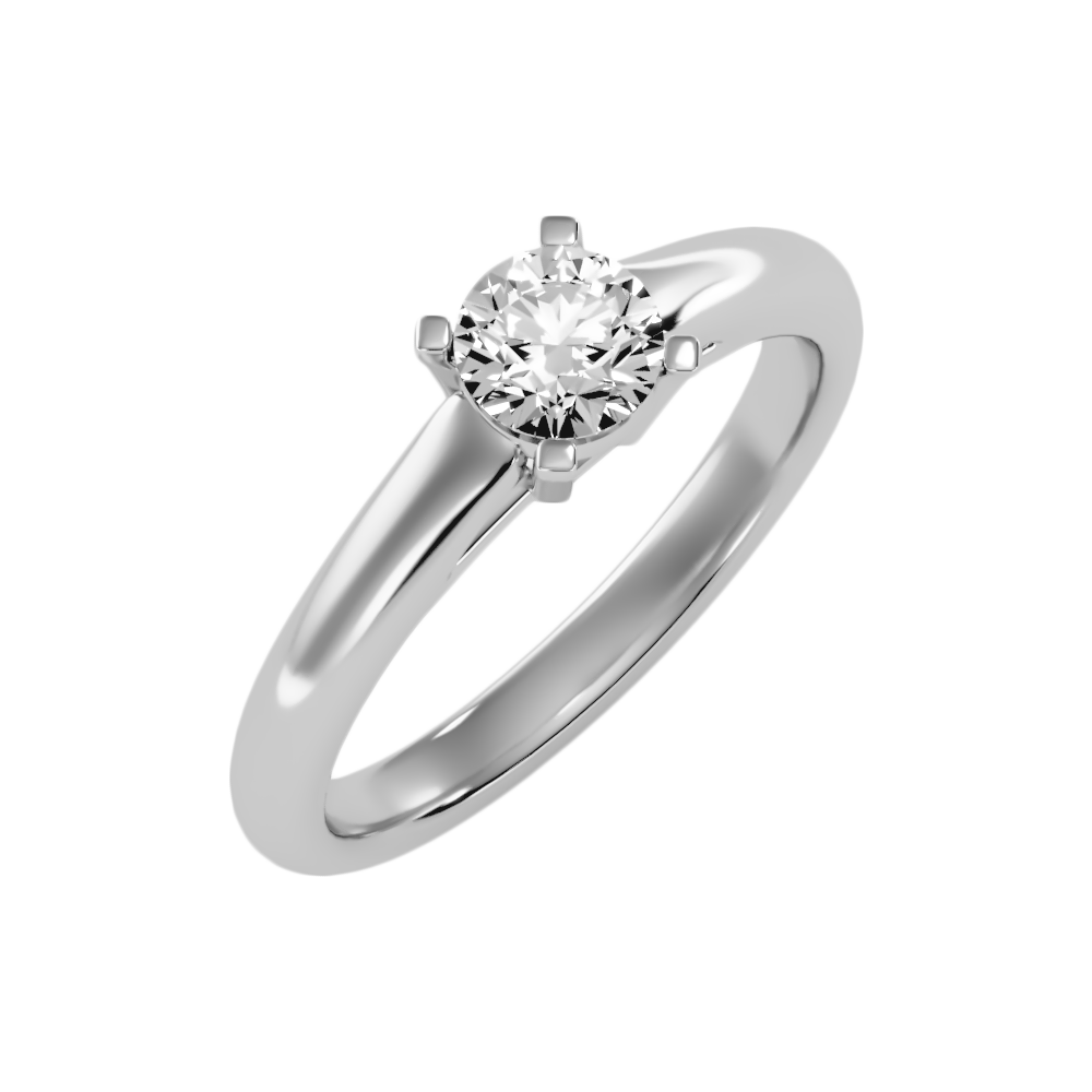 Vello Classic Solitaire Ring - One