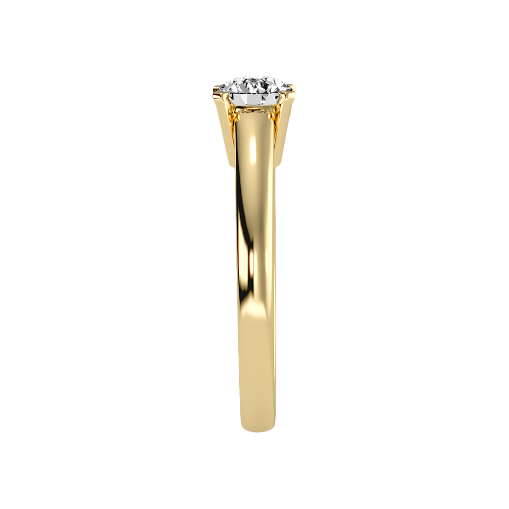 Vello Classic Solitaire Ring In 925 Sterling Silver - Eleven