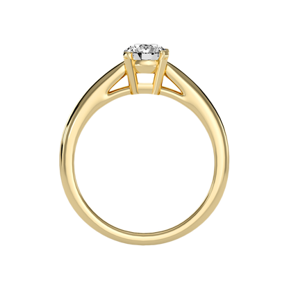 Vello Classic Solitaire Ring In 925 Sterling Silver - Twelve