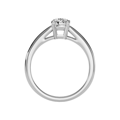 Vello Classic Solitaire Ring In 925 Sterling Silver - Two