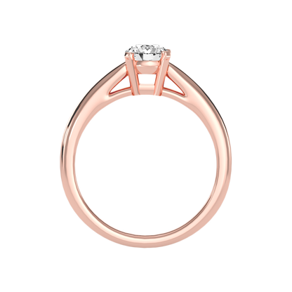 Vello Classic Solitaire Ring In 925 Sterling Silver - Six