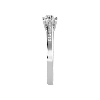Venerable Solitaire Ring In 925 Sterling Silver - Seven