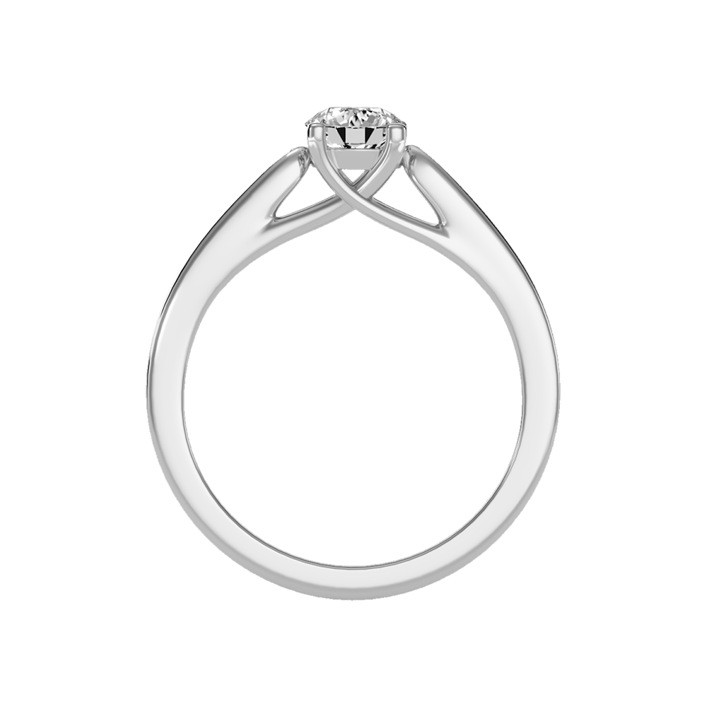Venerable Solitaire Ring In 925 Sterling Silver - Eight