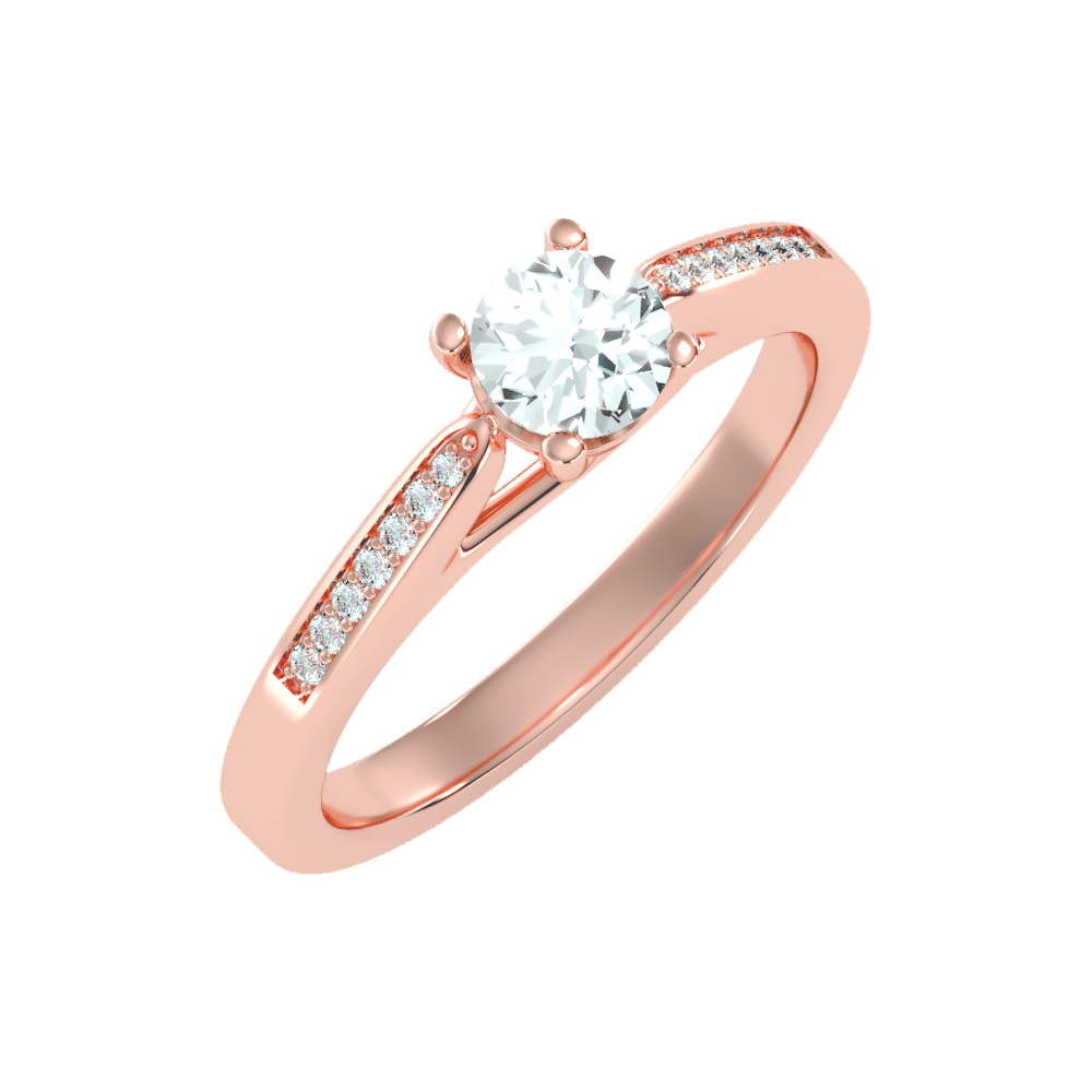 Venerable Solitaire Ring In 925 Sterling Silver - Nine