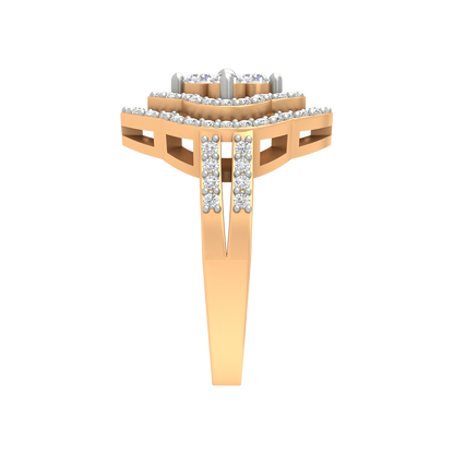 Vintage Inspired Cocktail Ring - Eleven