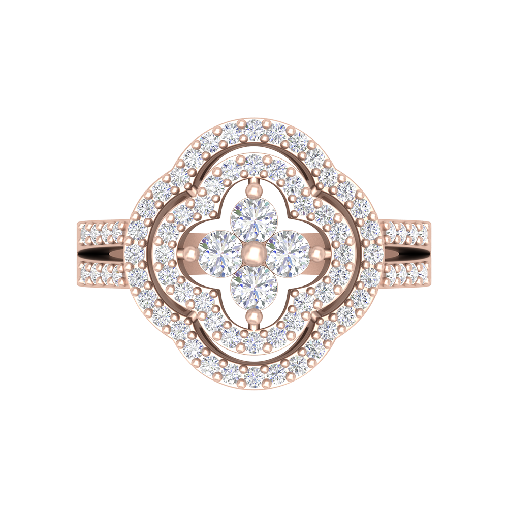 Vintage Inspired Cocktail Ring - Two