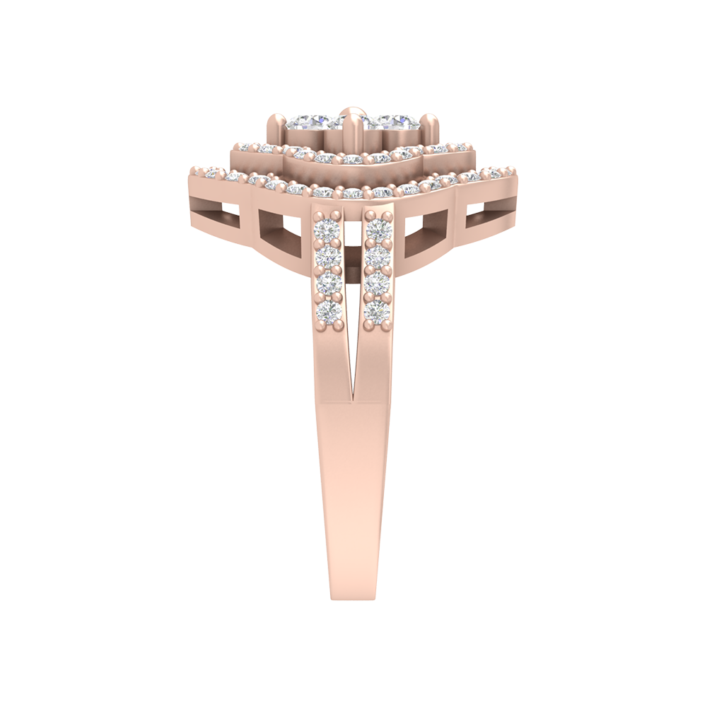 Vintage Inspired Cocktail Ring - Three