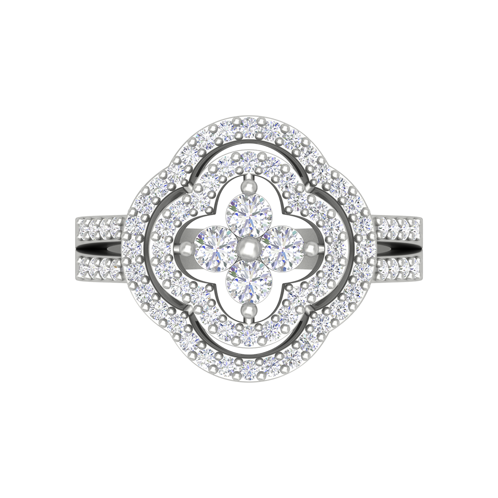 Vintage Inspired Cocktail Ring - Six