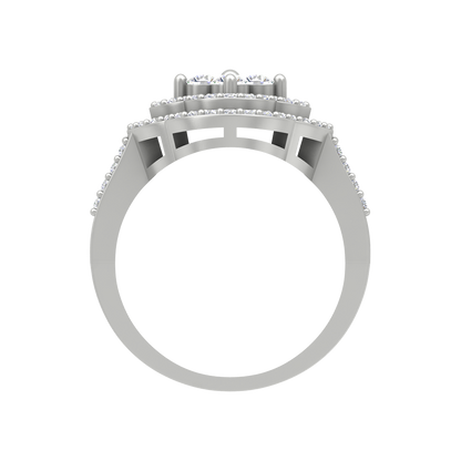 Vintage Inspired Cocktail Ring In 925 Sterling Silver - Eight
