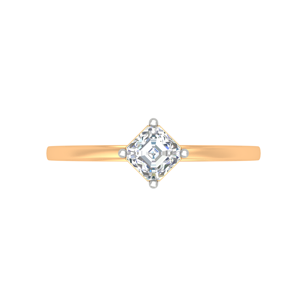Vintage Inspired Solitaire Ring - Ten