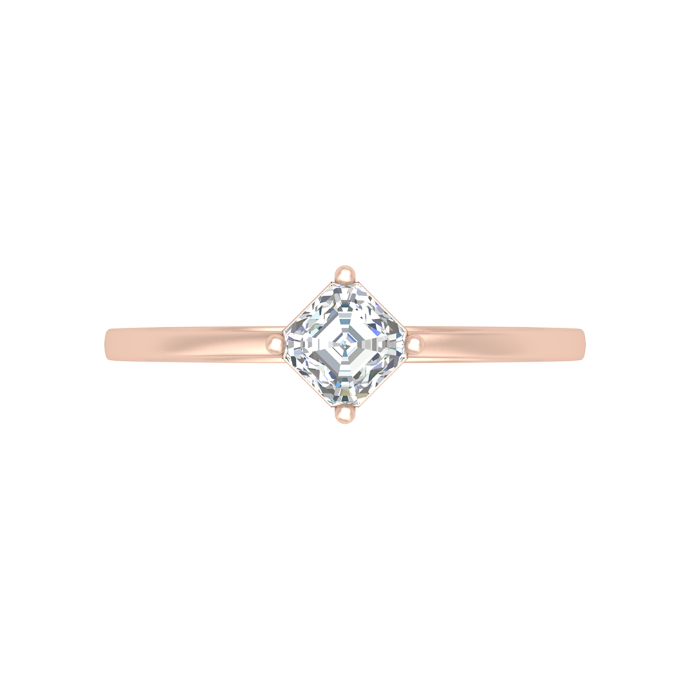 Vintage Inspired Solitaire Ring - Three