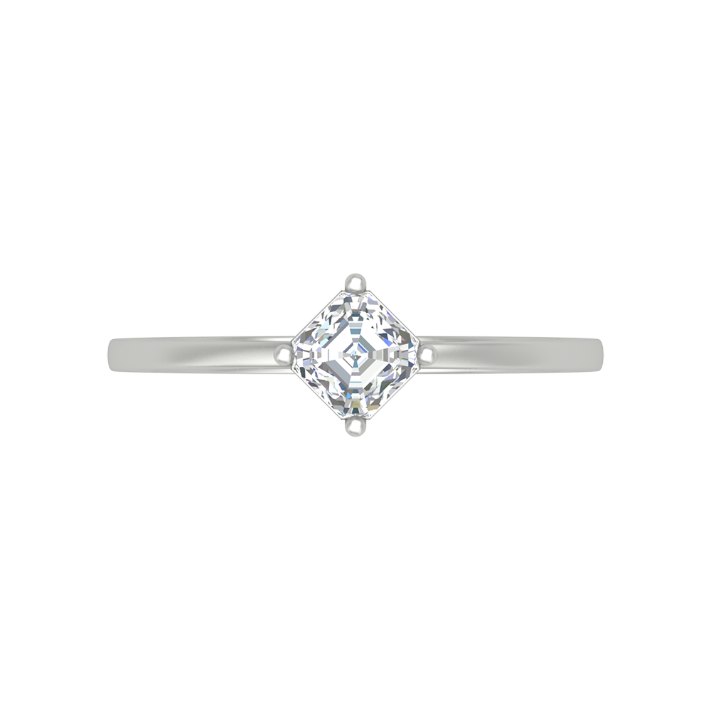 Vintage Inspired Solitaire Ring - Six