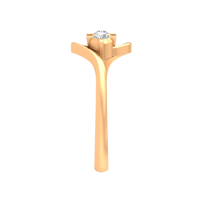 Vlour Band Tri Stone Ring - Eleven