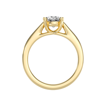 Voir Classic Solitaire Ring In 925 Sterling Silver - Thirteen