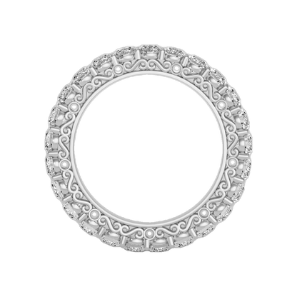 Voylla Wedding Band In 925 Sterling Silver - One
