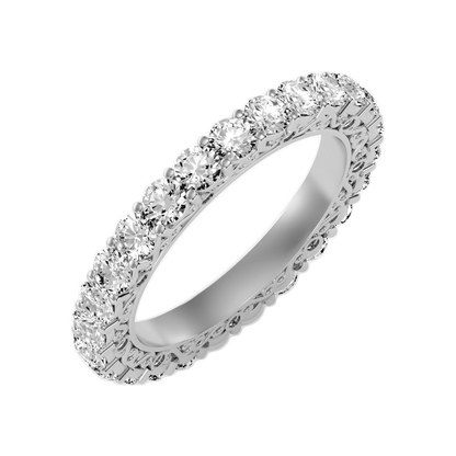 Voylla Wedding Band In 925 Sterling Silver - Two