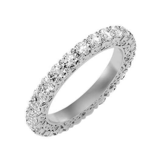 Voylla Wedding Band In 925 Sterling Silver - Two