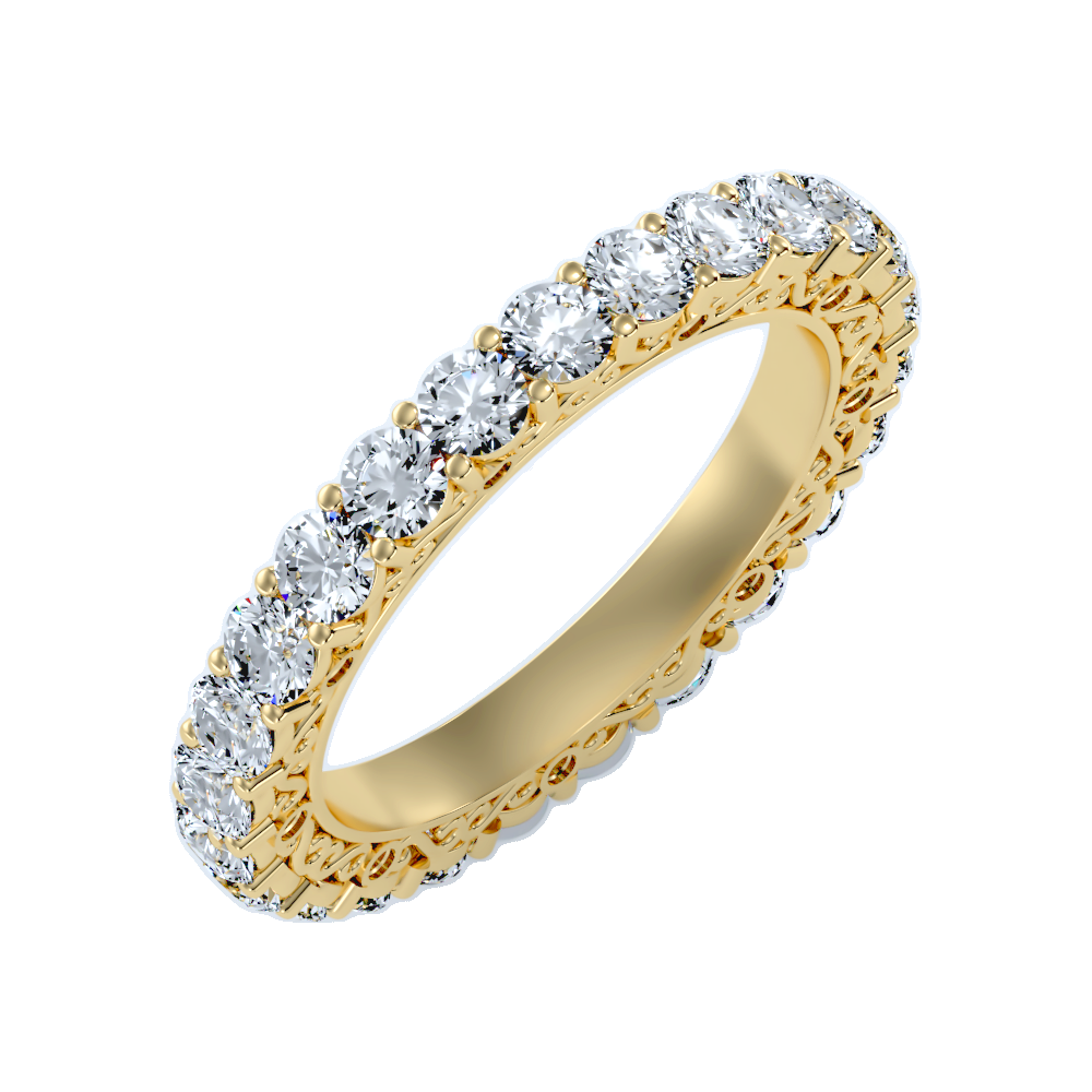 Voylla Wedding Band In 925 Sterling Silver - Six
