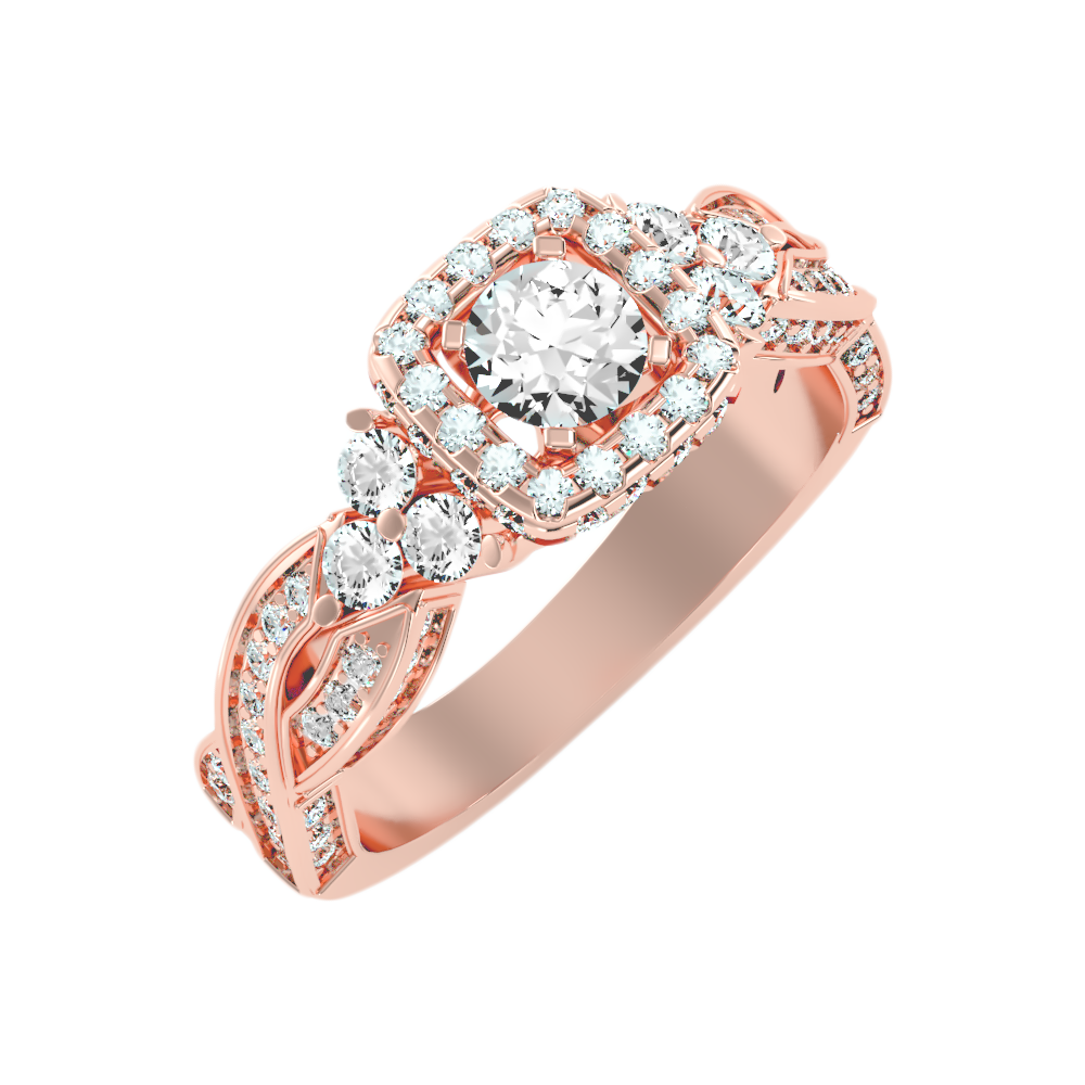 Warm Halo Ring - One