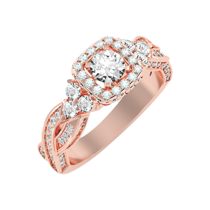 Warm Halo Ring - One