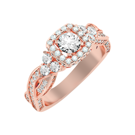 Warm Halo Ring - One