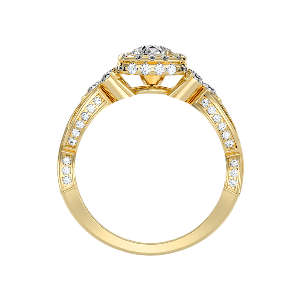 Warm Halo Ring - Twelve