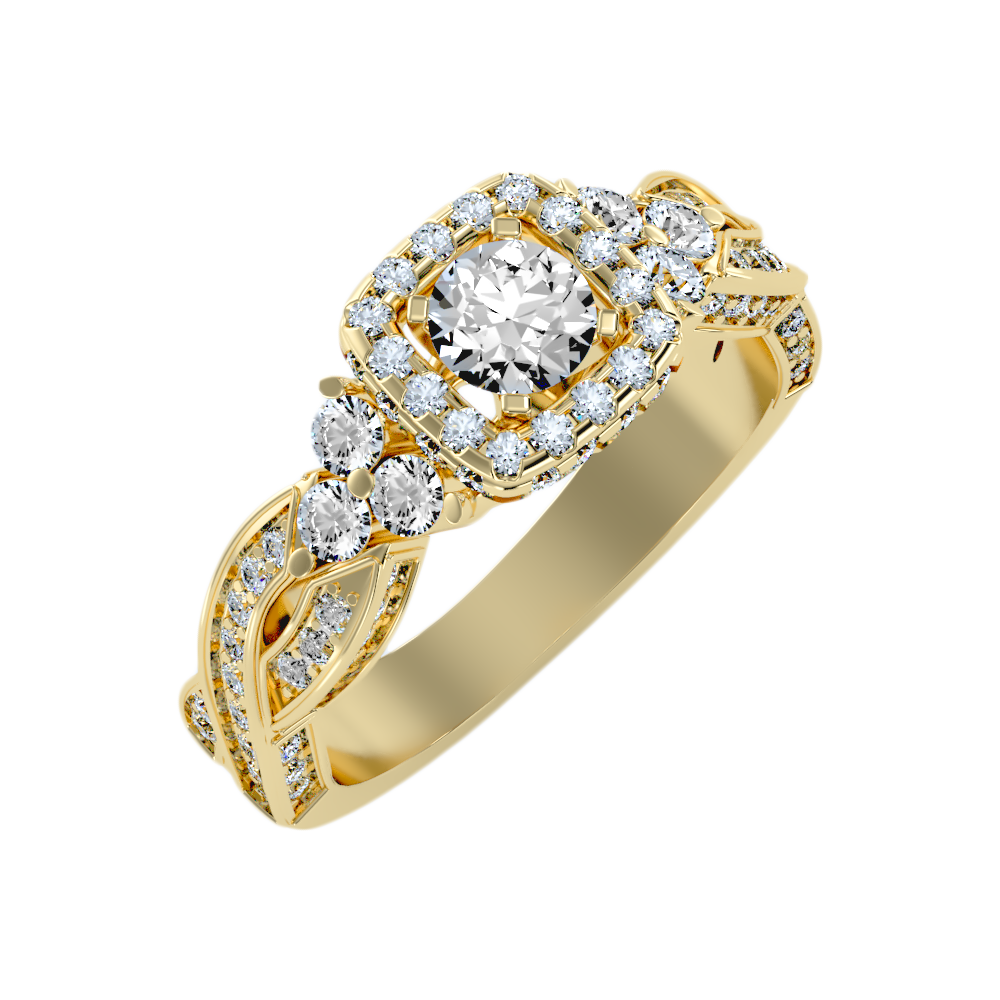 Warm Halo Ring - Nine