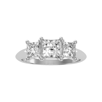 Warm Tri Stone Ring - Seven