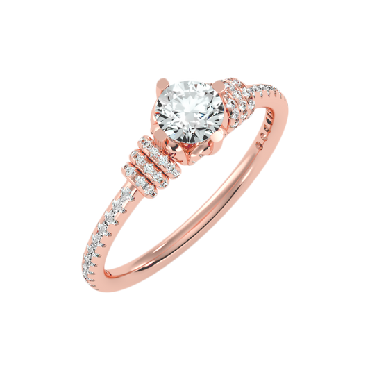 Wave Diamond Ring - One