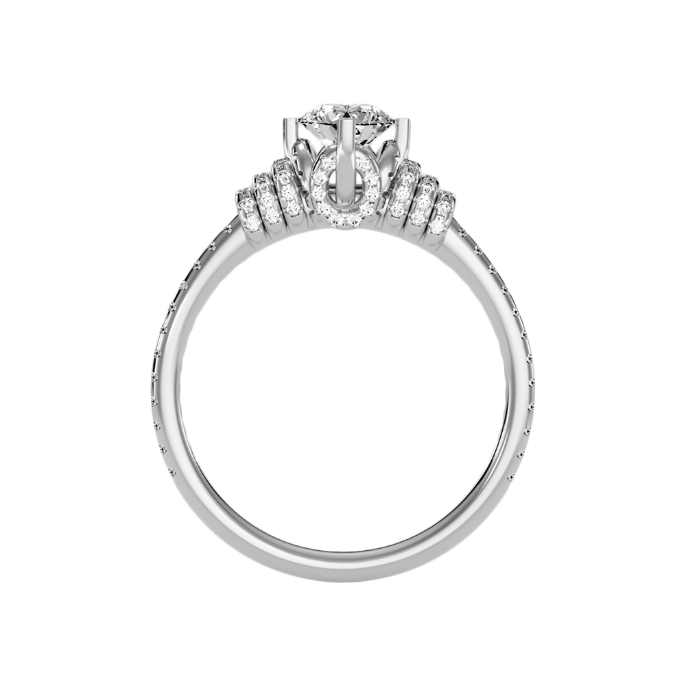 Wave Diamond Ring - Eight