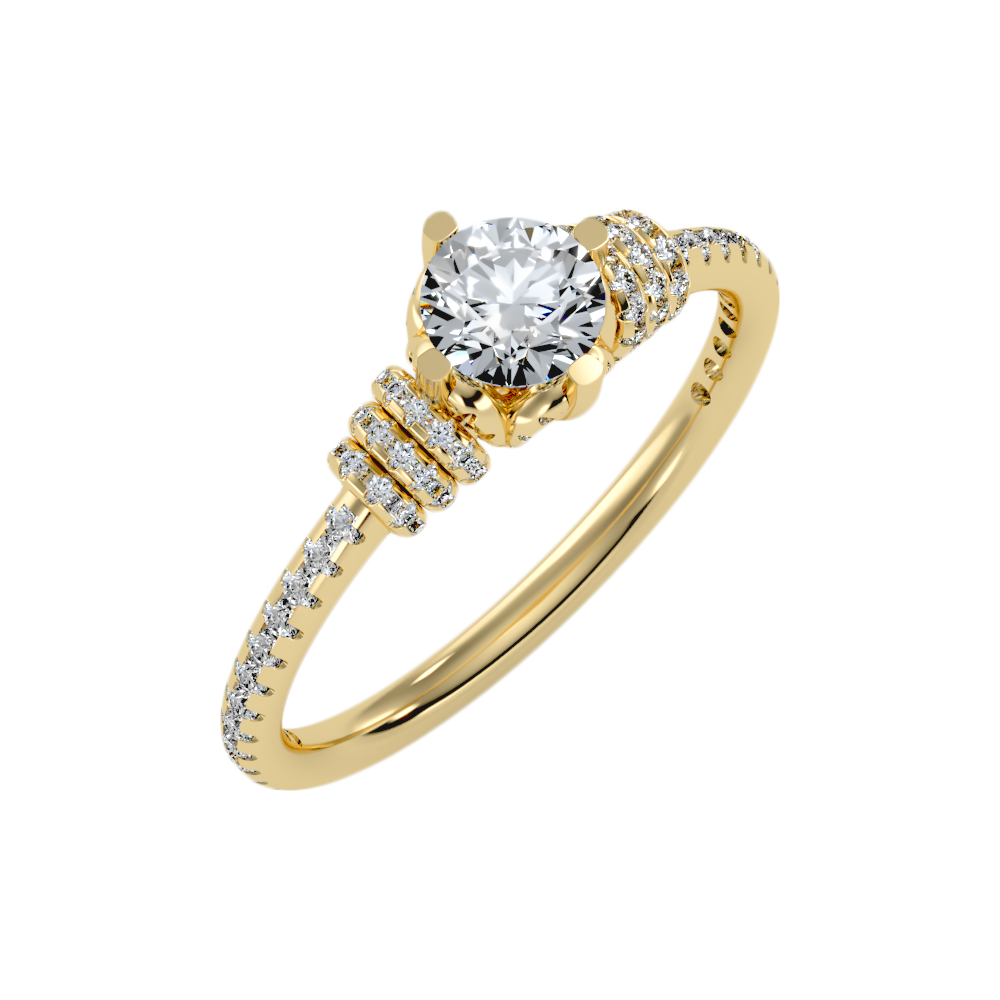 Wave Diamond Ring - Nine