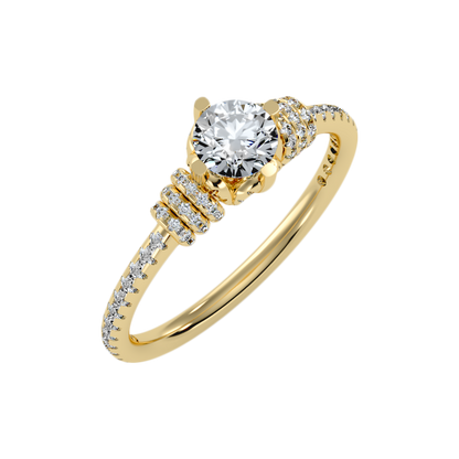 Wave Diamond Ring - Nine