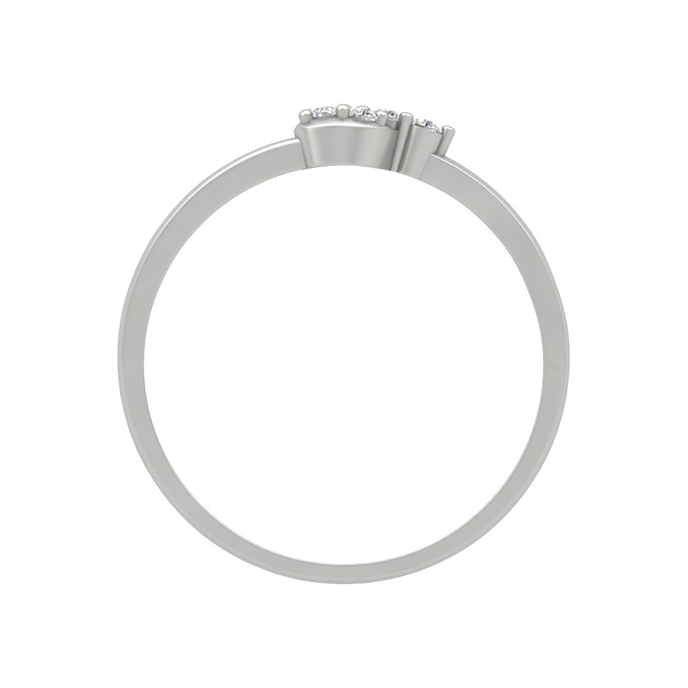 Wavy Curve Band In 925 Sterling Silver - Eight