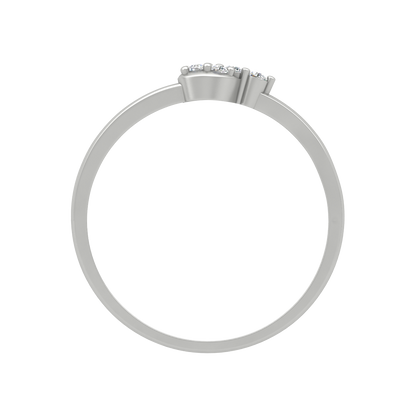 Wavy Curve Band In 925 Sterling Silver - Eight