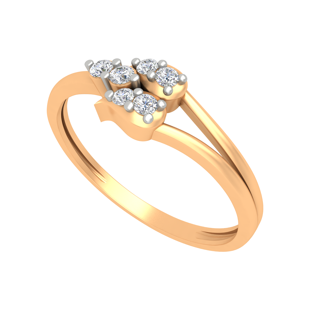 Wavy Curve Band In 925 Sterling Silver - Nine