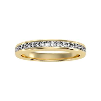 Wew Half Eternity Band In 925 Sterling Silver - Ten