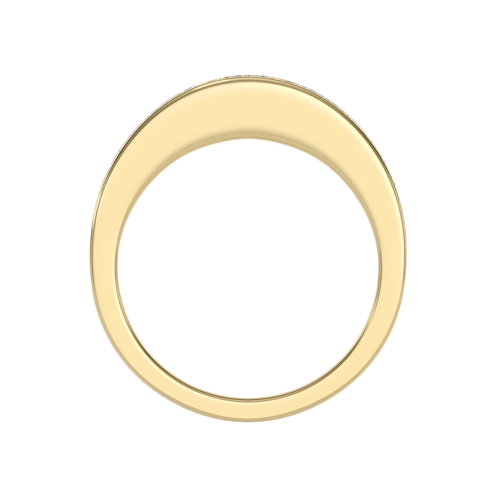 Wew Half Eternity Band In 925 Sterling Silver - Twelve
